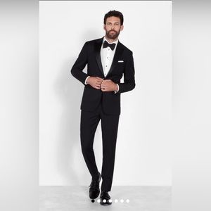 The Black Tux Peak Lapel Tuxedo - Jacket 42, Pants 34